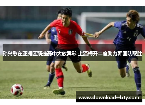 孙兴慜在亚洲区预选赛中大放异彩 上演梅开二度助力韩国队取胜 孙兴慜在亚洲区预选赛中大放异彩 上演梅开二度助力韩国队取胜